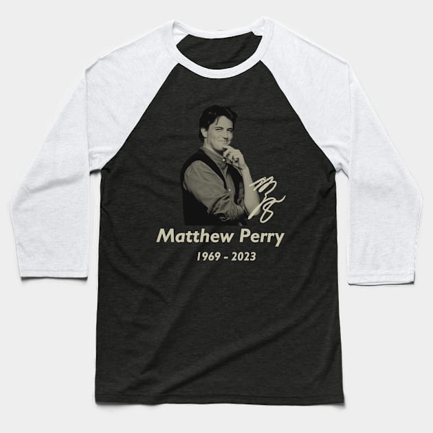 Matthew Perry #1 remembering Baseball T-Shirt by YukieapparelShop